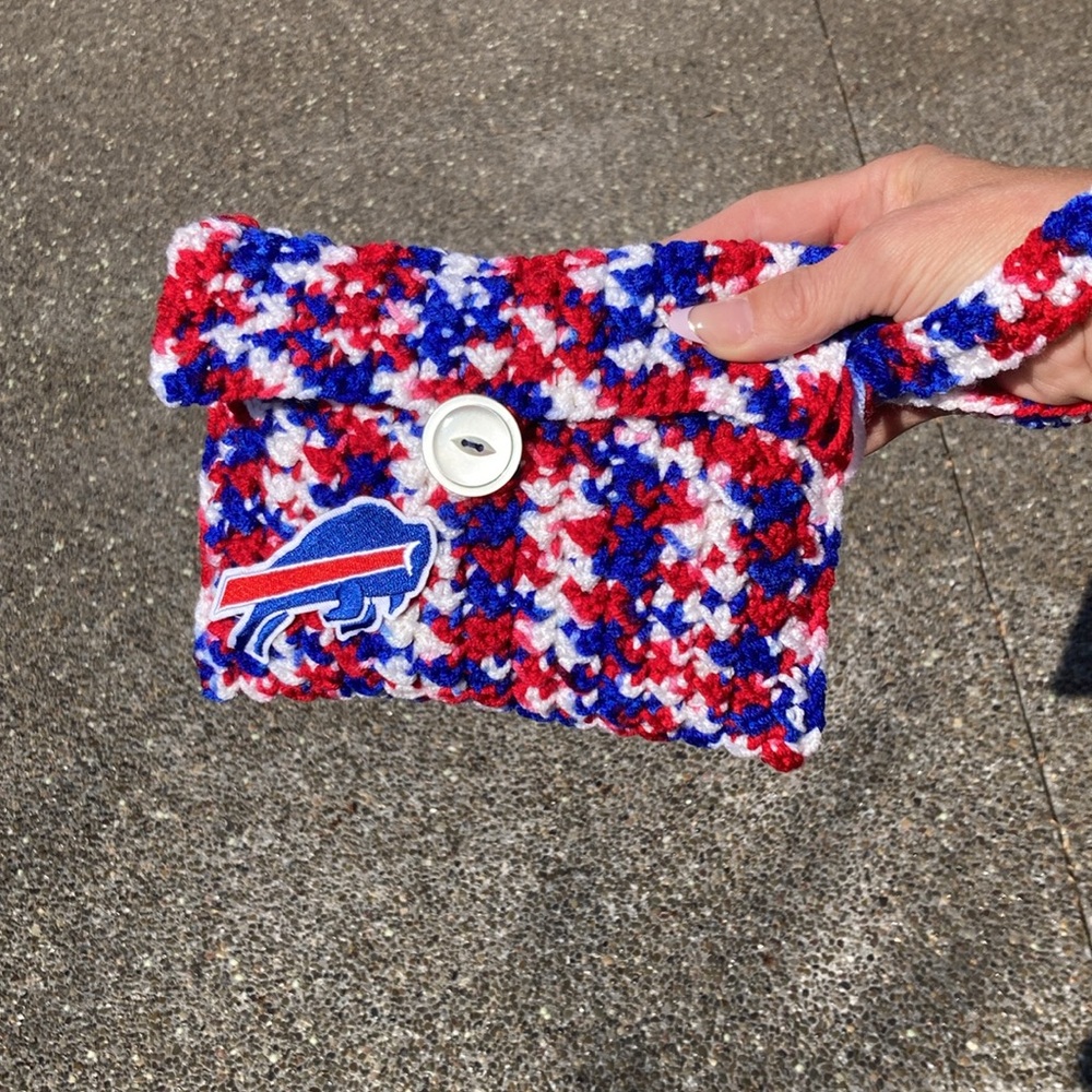 Buffalo bills wristlet bag